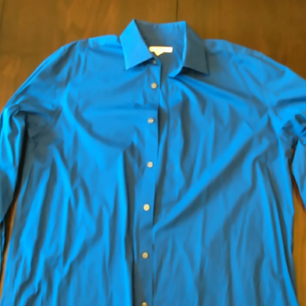 Merona Men's Button Up Shirt  Size Large Sleeve